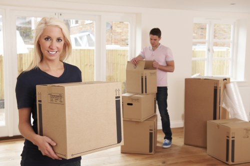 Example flat clear-out in a busy residential area