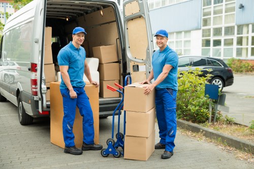 Local moving team handling furniture removals in Burntoak