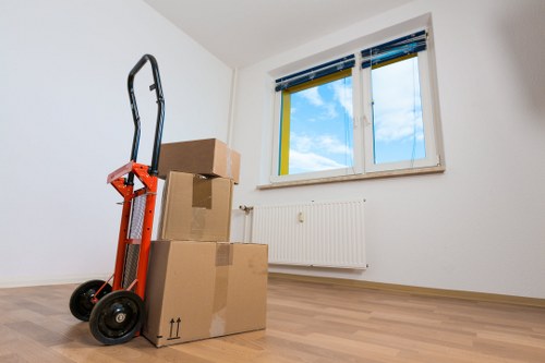 Secure storage facility for removals and storage in Burntoak